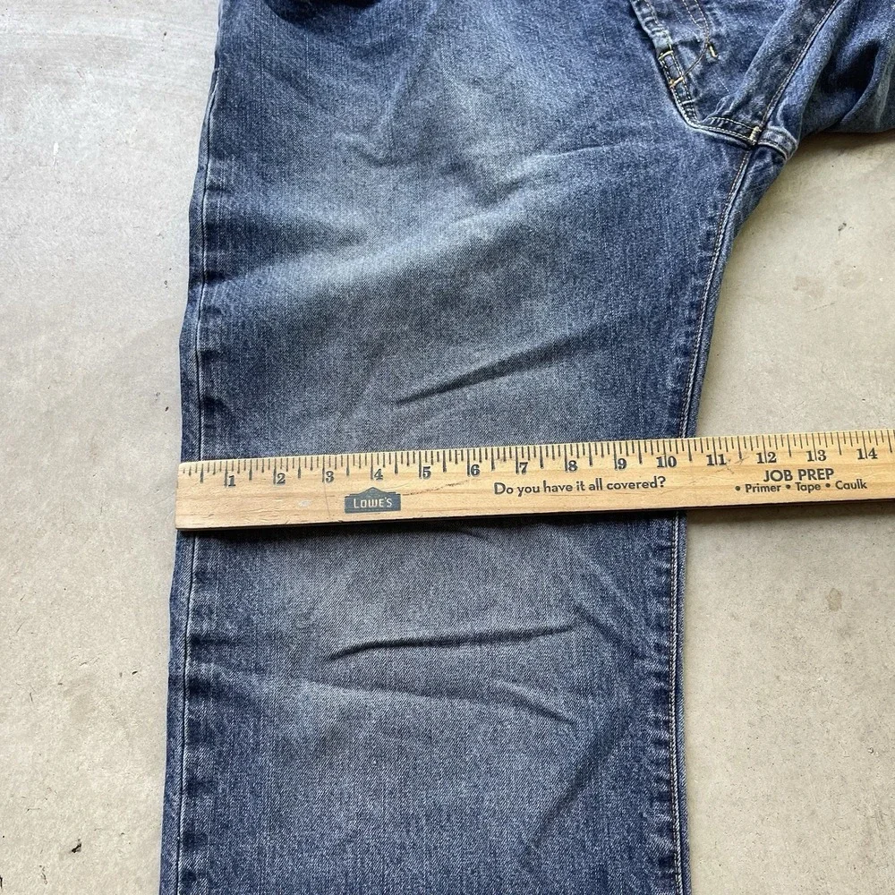 Vintage Diesel Straight Bootcut Dark Jeans Japanese Y2K Style Size 36 Button Fly